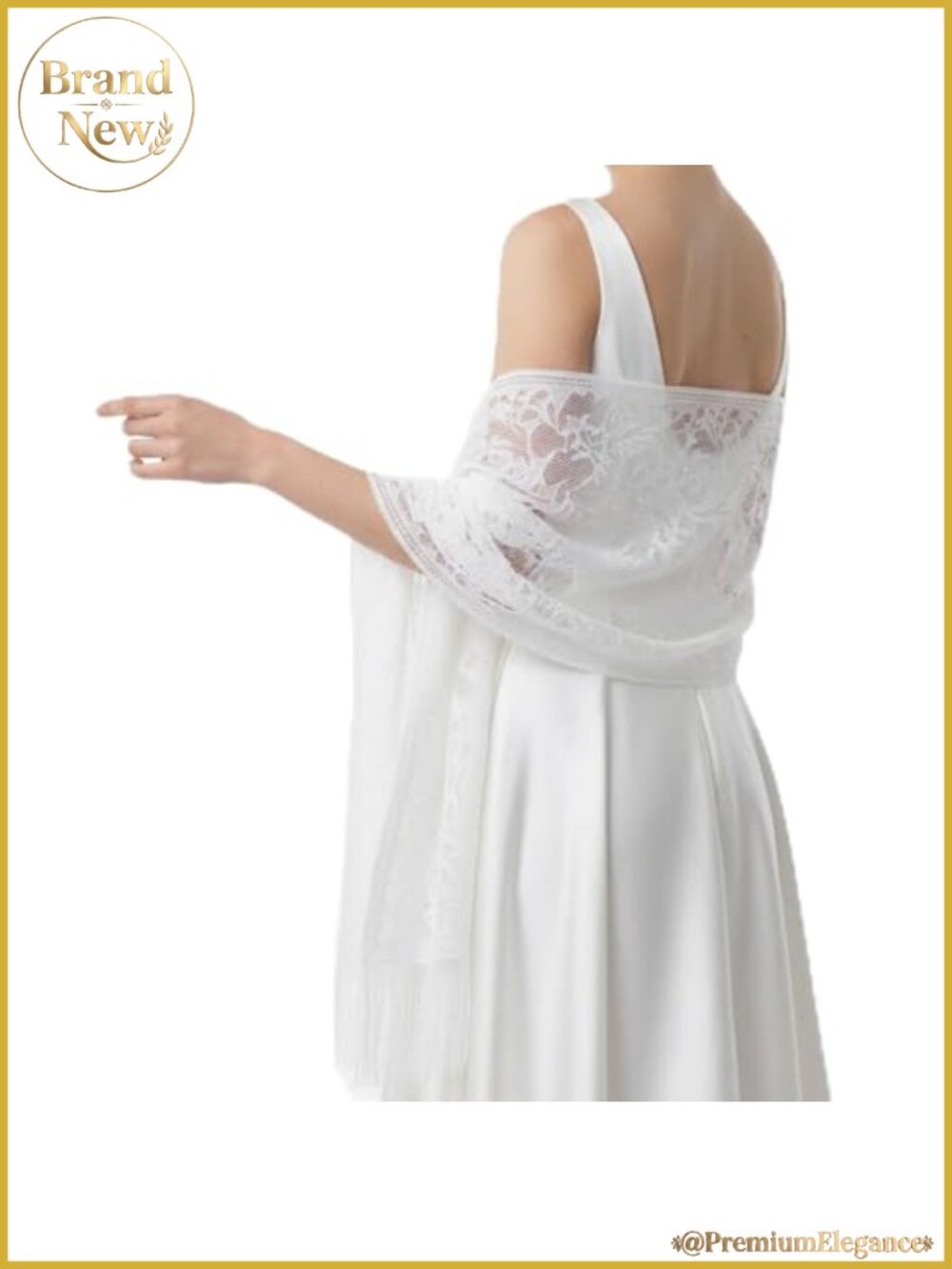 Lace Shawl Wrap for Women Evening Dress Wedding Formal Party